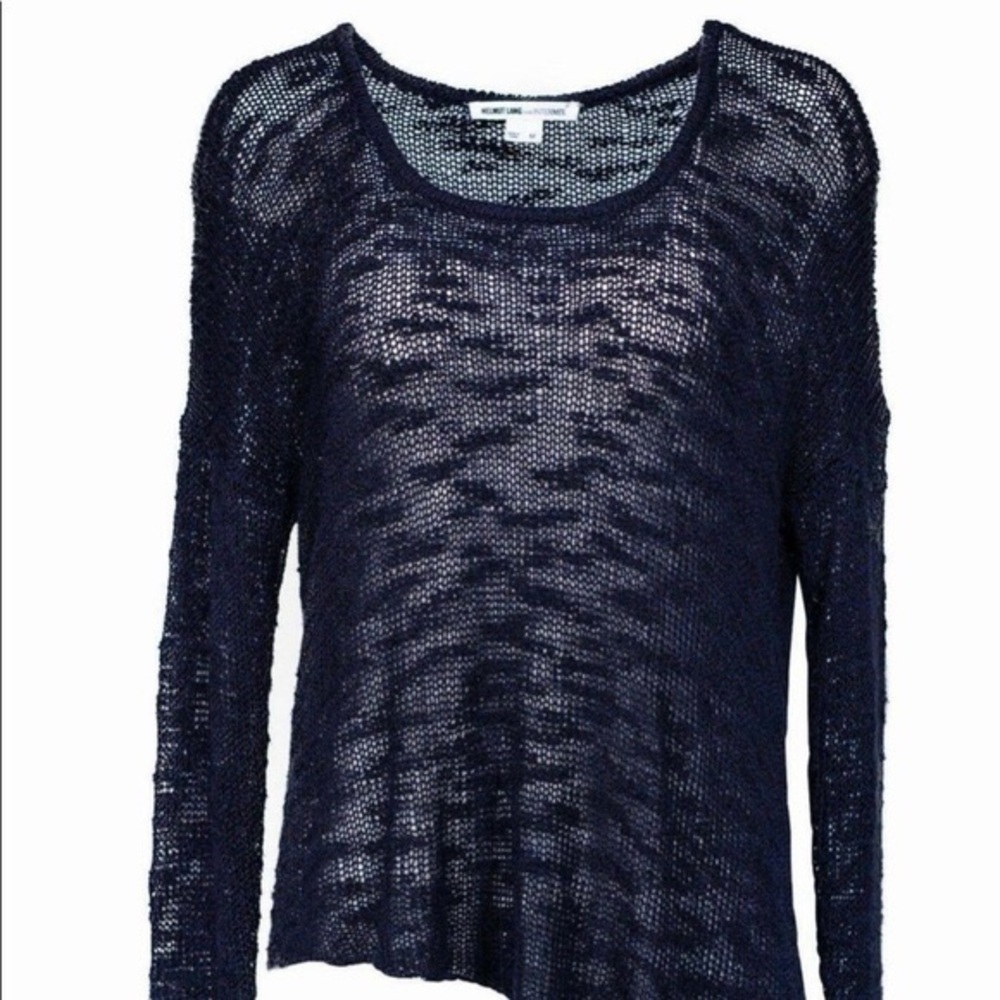 Helmut Lang Dark Knit Top